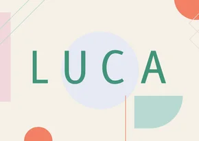 Abstract geboortekaartje colorblocking groen