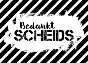 Bedankkaart bedankt scheids