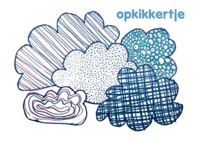 Beterschapskaart met wolken