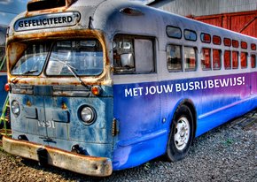 Busrijbewijs felicitatie kaart