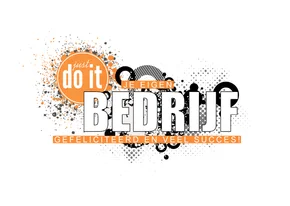 Felicitatiekaart je eigen bedrijf just do it veel succes