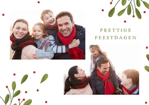 Fotokaart collage met 2 foto's takjes en besjes