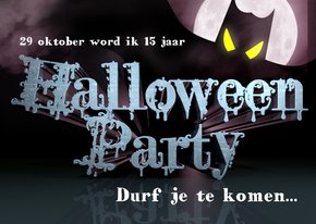 HALLOWEEN PARTY uitnodiging