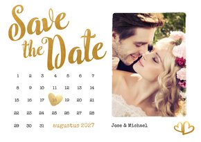 Kalender Save the Date foto - BK