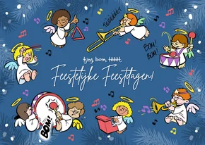 Kerst muzikale engeltjes
