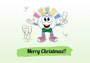 Kerstkaart Bliss to Shine Merry Christmas