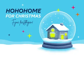 Kerstkaart Hohoho(me) for Christmas
