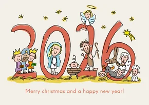 Kerststal met Josef en Maria in 2026