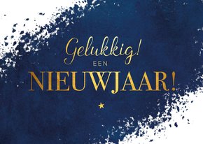 Nieuwjaarskaart Gelukkig een nieuwjaar!