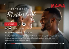 Originele film trailer moederdag kaart met eigen foto