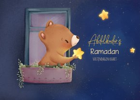 Ramadan Vastenkaart voor Kinderen - aftelkalender