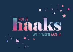 Sterkte hou je haaks
