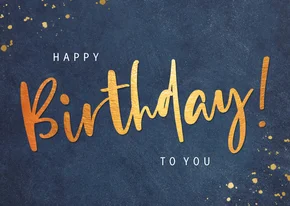 Stijlvolle verjaardagskaart voor een man met happy birthday