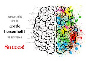 succes hersenen aan het werk