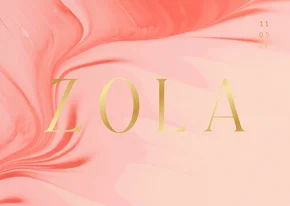 Trendy geboortekaartje meisje felle tint roze met goud