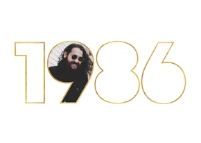 Uitnodiging 1986 40ste verjaardag met foto