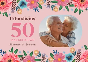 Uitnodiging jubileum botanisch lente