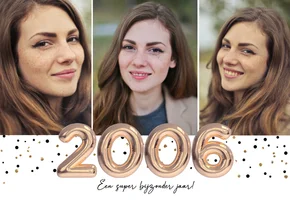 Uitnodiging voor 20 jaar feest jaar 2006