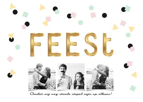 Uitnodiging voor elk tof en hip feest