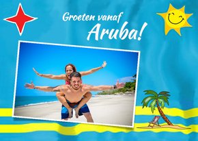 Vakantie - Vlag Aruba