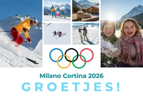 Vakantiekaart Olympia Milano Cortina 2026
