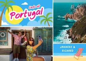 Vakantiekaart vakantiediscounter Portugal