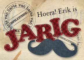 Verjaardag Man Postcard