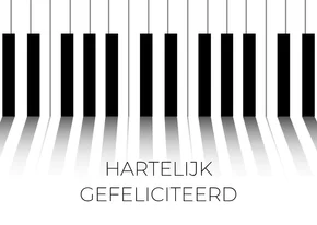Verjaardagskaart - met de muziek mee