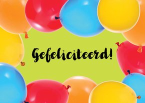 Vrolijke Felicitatie Ballonnen