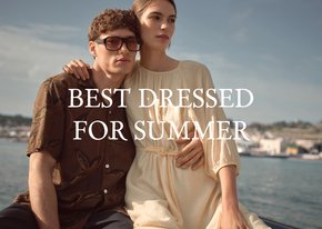 Wenskaart met zomeroutfit 