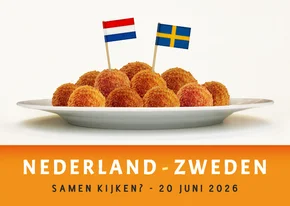WK uitnodiging Nederland Zweden 20 juni