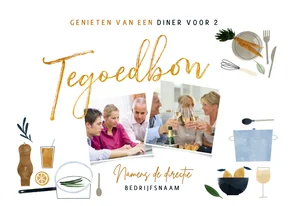 Zakelijke tegoedbon etentje illustraties en foto's