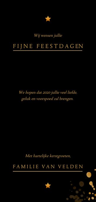 Aarde als kerstbal 2020 zwart en goud 3