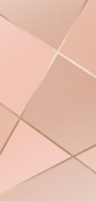 Dankeskarte zur Hochzeit geometrisch Rückseite