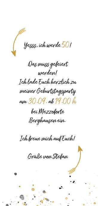 Einladung Party Hooray mit Foto 3