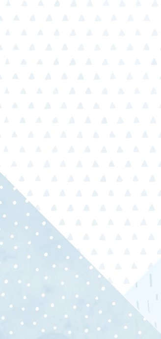 Geboortekaartje confetti en geometrische vormen jongen 2