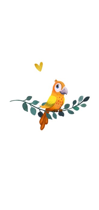 Geboortekaartje jongen met bladeren, veertjes en vogeltje 2