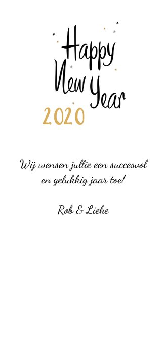 Happy New Year champagne bubbels en sterren met jaartal 3