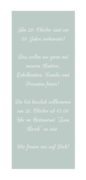 Jubiläumskarte mit Fotos und anpassbarer Zahl 3