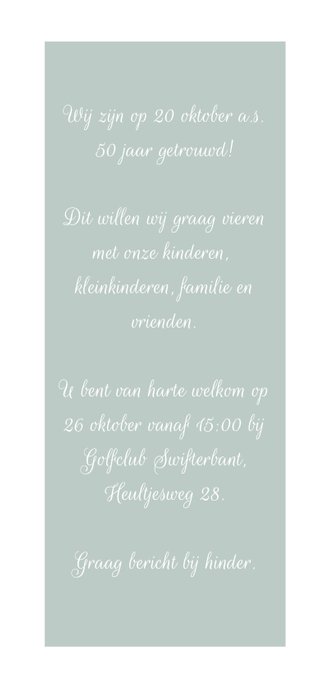 Jubileumkaart met foto's, vakjes en aanpasbare achtergrond 3
