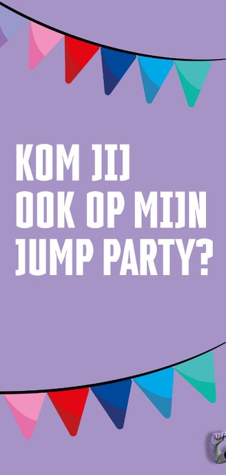 Jump XL uitnodiging JumpParty Meisje 2
