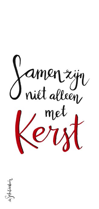 Kerst samen tekst wit - HR 2