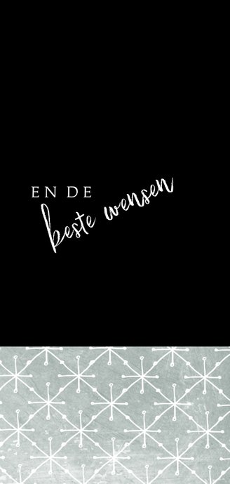 Kerstkaart 2020-2021 modern, foto en patroon 3