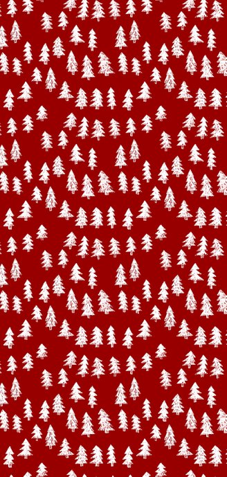 Kerstkaart Elegant Kerst Dennentakjes Achterkant