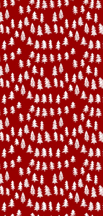 Kerstkaart Elegant Kerst Dennentakjes Achterkant