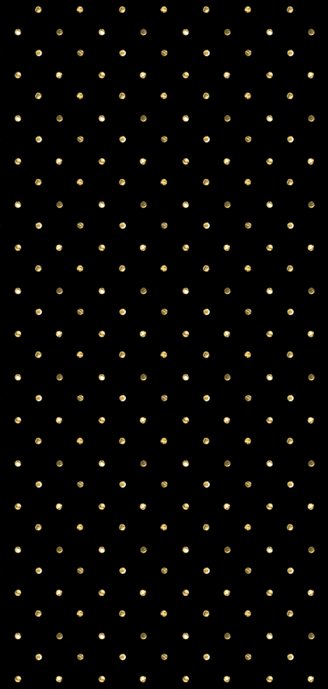 Kerstkaart gouden kerstvlokken lang Achterkant