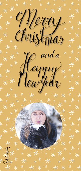 Kerstkaart sterretjes fotokaart 2