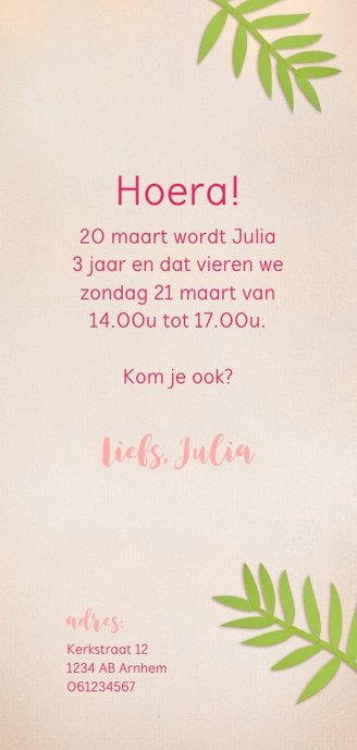 Kinderfeestje flamingo 3