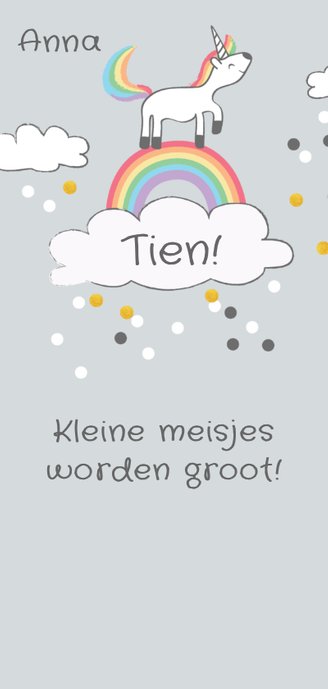 Kinderfeestje uitnodiging voor een meiden party 2