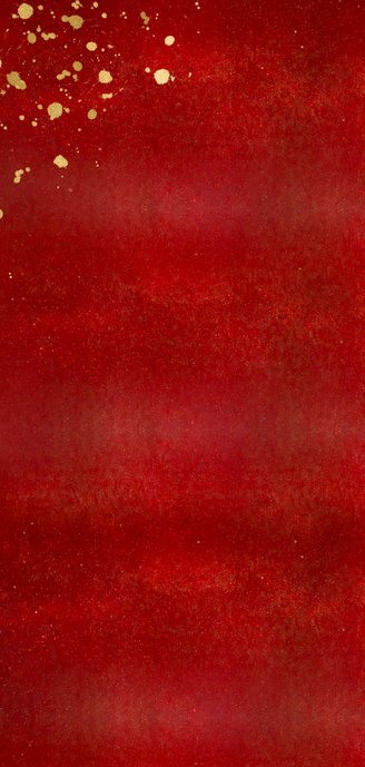 Menükarte zu Weihnachten rot mit Sternen 2
